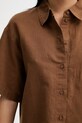 Marc O'Polo safari košile dámská se lnem 5000009839 hnědá