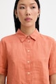 Marc O'Polo košeľa safari dámska ľanová oranžová 5000014553