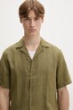 Marc O'Polo koszula męska lniana zielony 5000013939