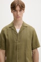 Marc O'Polo koszula męska lniana zielony 5000013939