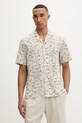 Marc O'Polo koszula męska bawełniana beżowy 5000013941