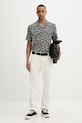 Marc O'Polo koszula męska bawełniana 5000013941 szary ZS26