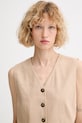 Marc O'Polo vesta dámska s ľanom béžová 5000014052