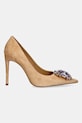 Jeffrey Campbell szpilki zamszowe MARITSA U335.10.001 brązowy SS26