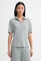 Marc O'Polo polo dámské s viskózou modrá 5000014088