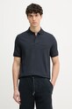 Marc O'Polo polo męskie z bawełną granatowy 5000013992