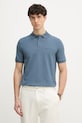 Marc O'Polo polo męskie z bawełną niebieski 5000013992