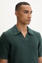Marc O'Polo polo męskie bawełniane zielony 5000010063