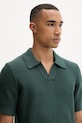 Marc O'Polo polo męskie bawełniane zielony 5000010063
