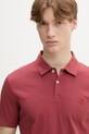 Marc O'Polo polo męskie bawełniane czerwony 5000013986