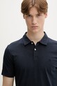 Marc O'Polo polo męskie bawełniane granatowy 5000013986