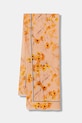 Marc O'Polo szal damski z dodatkiem lnu pomarańczowy 5000014164