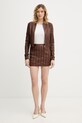 Sukně Silvian Heach MANNY GPP26532MG hnědá ZS26