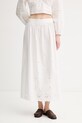 Marc O'Polo spódnica bawełniana biały 5000010143