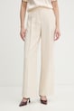 Silvian Heach spodnie PILLAR tkanina beżowy GPP26073PA