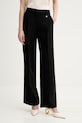 Silvian Heach spodnie PILLAR tkanina czarny GPP26073PA