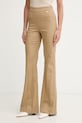 Silvian Heach spodnie damskie KOLOO beżowy GPP26257PA