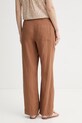 Odzież Marc O'Polo spodnie damskie bawełniane 5000014490 brązowy