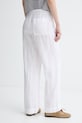Oblečenie Marc O'Polo nohavice dámske bavlnené 5000014018 biela