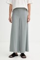 Marc O'Polo pantaloni pentru femei, cu lyocell turcoaz 5000014064