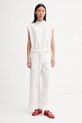 Marc O'Polo hlače ženske bombažne 5000011272 bela ZS26