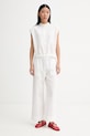 Marc O'Polo hlače ženske bombažne 5000011272 bela ZS26