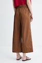 Odzież Marc O'Polo spodnie damskie bawełniane 5000011272 brązowy