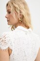 Silvian Heach sukienka koronkowa GELAO GPP26330VE biały