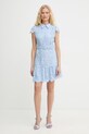 Silvian Heach sukienka koronkowa GELAO GPP26330VE niebieski ZS26