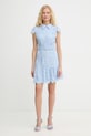 Silvian Heach čipkované šaty GELAO GPP26330VE modrá ZS26