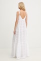 Odjeća Silvian Heach ljetna haljina od pamuka TAPLA GPP26303VE bijela