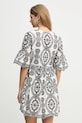 Odzież Silvian Heach sukienka bawełniana INARA GPP26472VE biały