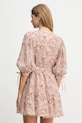 Odzież Silvian Heach sukienka KARDISTA GPP26370VE różowy