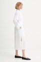 Odzież Marc O'Polo sukienka lniana 5000014056 biały