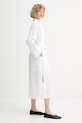 Odzież Marc O'Polo sukienka lniana 5000014056 biały
