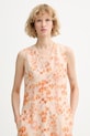 Marc O'Polo rochie de vară din in portocaliu 5000014995