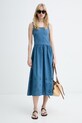 Marc O'Polo сукня з бавовною 5000010187 блакитний ZS26