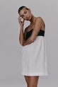 Muuv. ruha pamut DIJOU fehér sukienka.krotka.DIJOU