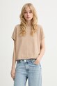 Marc O'Polo топ жіночий з льоном бежевий 5000014147
