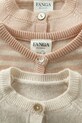 Fanga Fontana kardigan wełniany niemowlęcy SAVORA DUE CARDIGAN FA100080 różowy