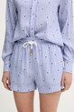 Silvian Heach szorty KAMIS tkanina niebieski GPP26197SH