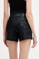 Odzież Silvian Heach szorty z dodatkiem lnu RABAD GPP26048SH czarny