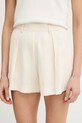 Silvian Heach szorty POYUT tkanina beżowy GPP26247SH