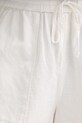 Marc O'Polo szorty damskie z lnem biały 5000010127
