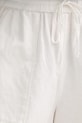 Marc O'Polo szorty damskie z lnem biały 5000010127