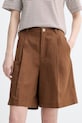 Marc O'Polo pantaloncini da donna con lino marrone 5000011443