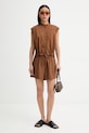 Marc O'Polo rövidnadrág női pamut 5000013534 barna ZS26