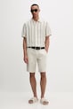 Marc O'Polo szorty męskie lniane 5000013930 beżowy ZS26
