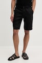 Marc O'Polo szorty męskie lniane czarny 5000013930