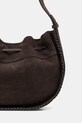 Akcesoria Marc O'Polo torebka damska zamszowa 5000010852 brązowy